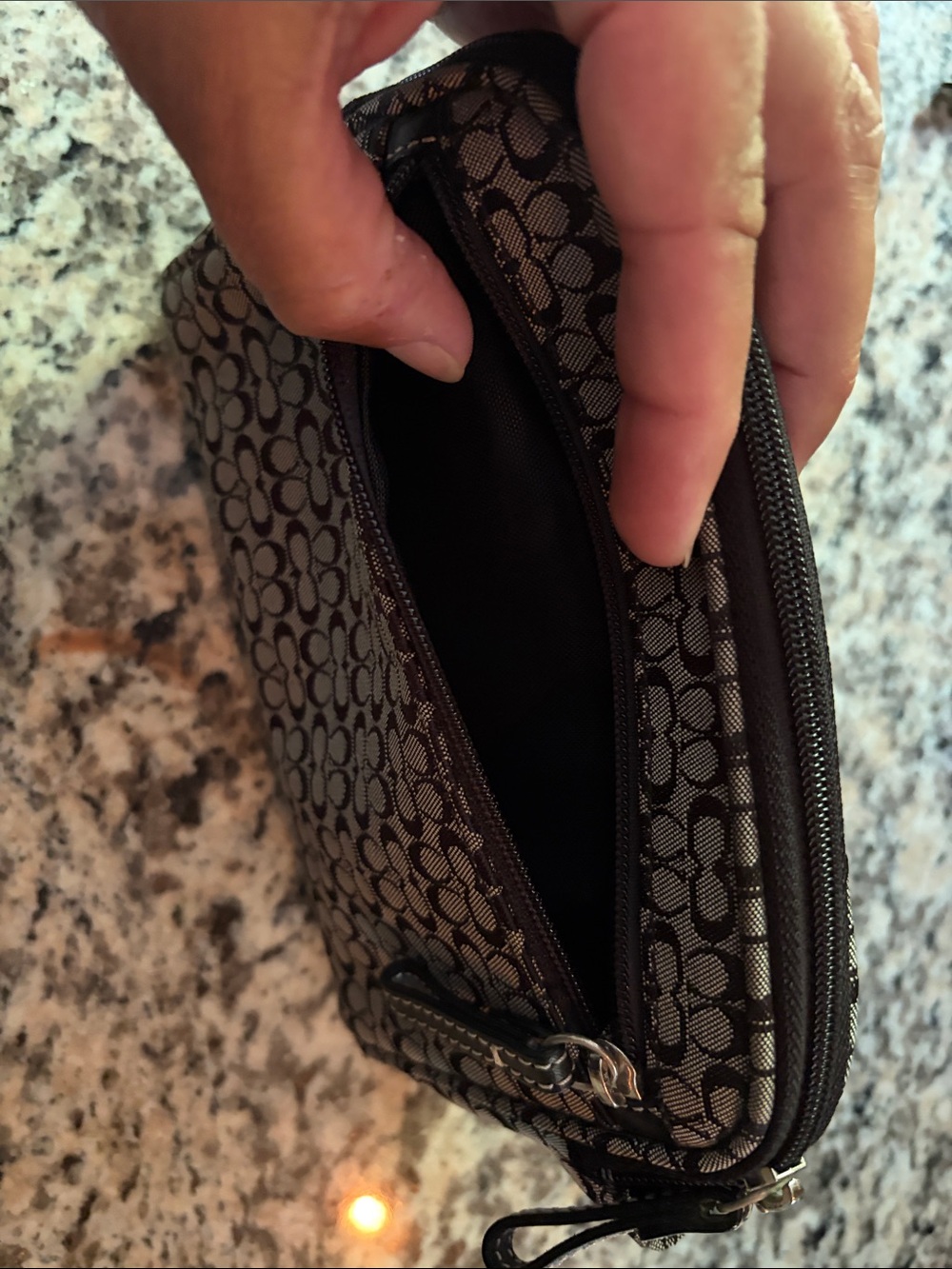 Coach Travel Cosmetic Bag - Picture 3 of 5